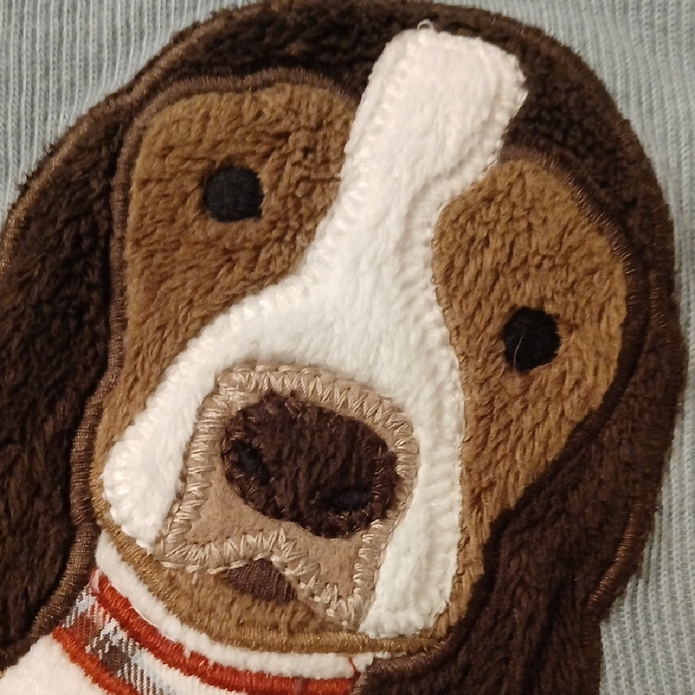 Gymboree Long-Sleeve Shirt with Dog Appliqué Size 3T Beagle (I) - Picture 6 of 8